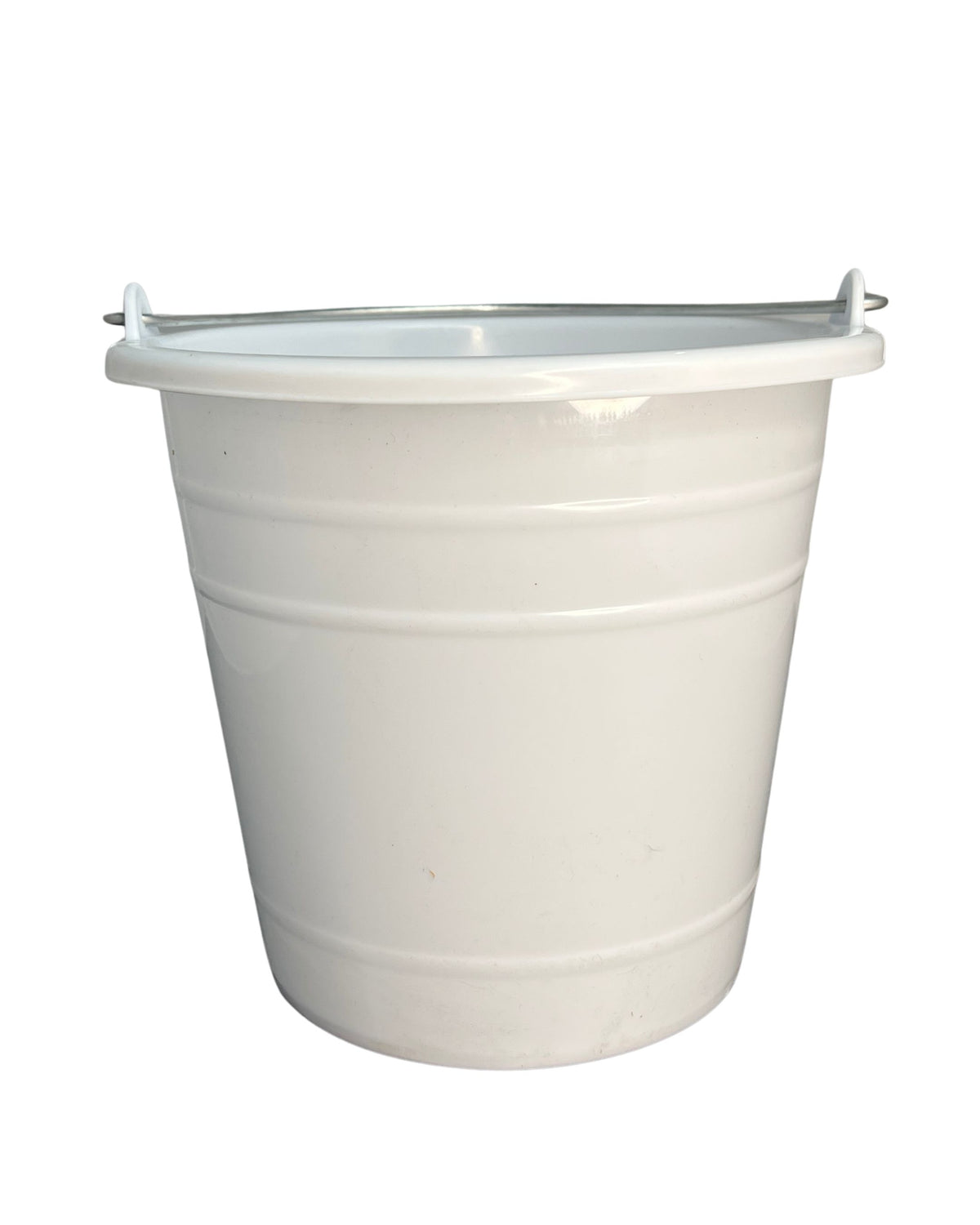 CUBETA PLASTICO 10 LTS. BLANCA
