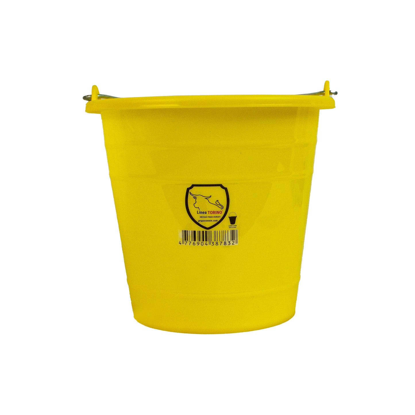 CUBETA PLASTICO 4 LTS. AMARILLA