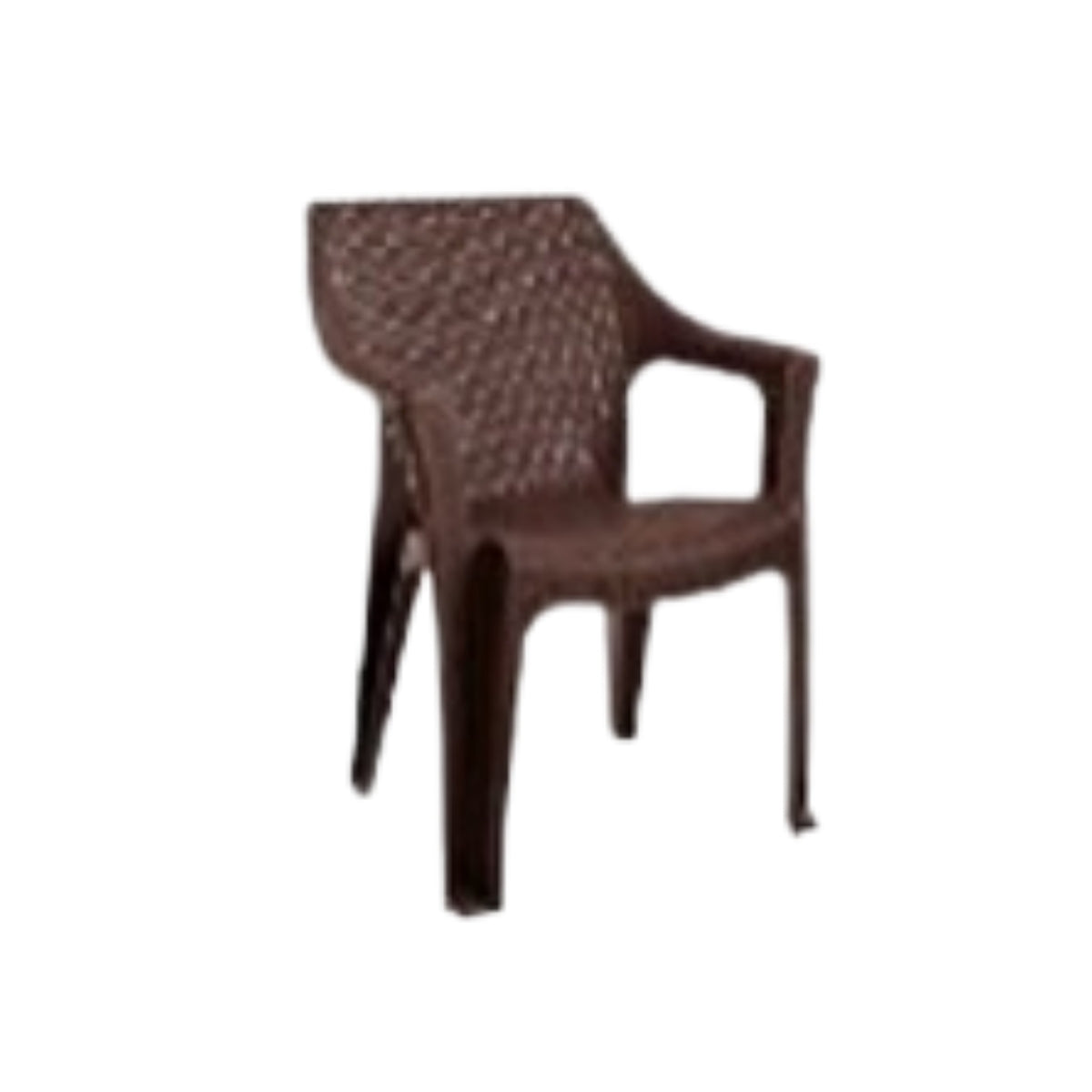 SILLA TIPO RATTAN CLEO CHOCOLATE