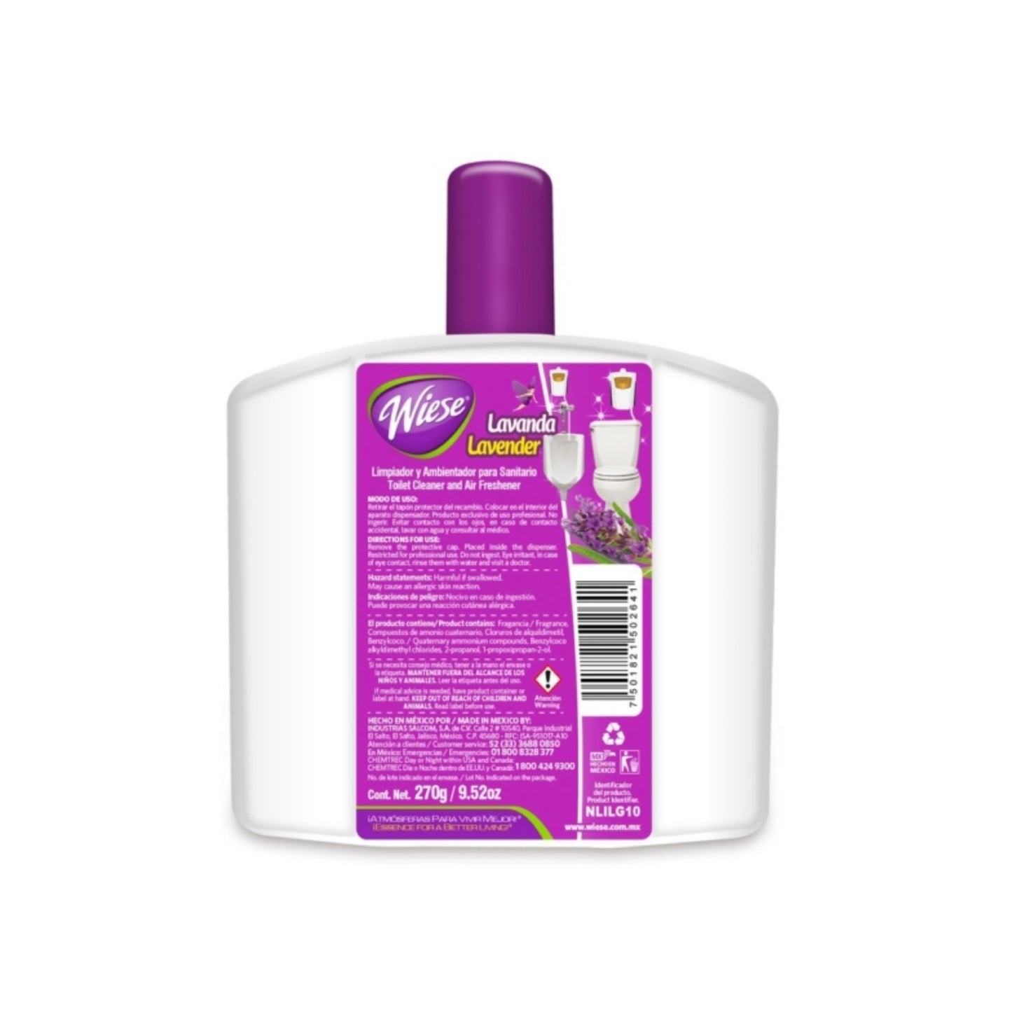 REPUESTO LIQUIDO GOTEADOR LAVANDA "WIESE" 9.52 OZ