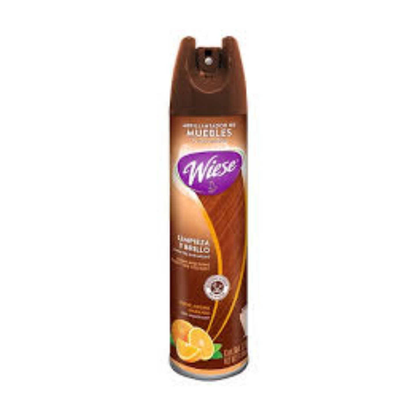 LIMPIADOR DE MUEBLES (AEROSOL) AROMA NARANJA "WIESE" 400 ML