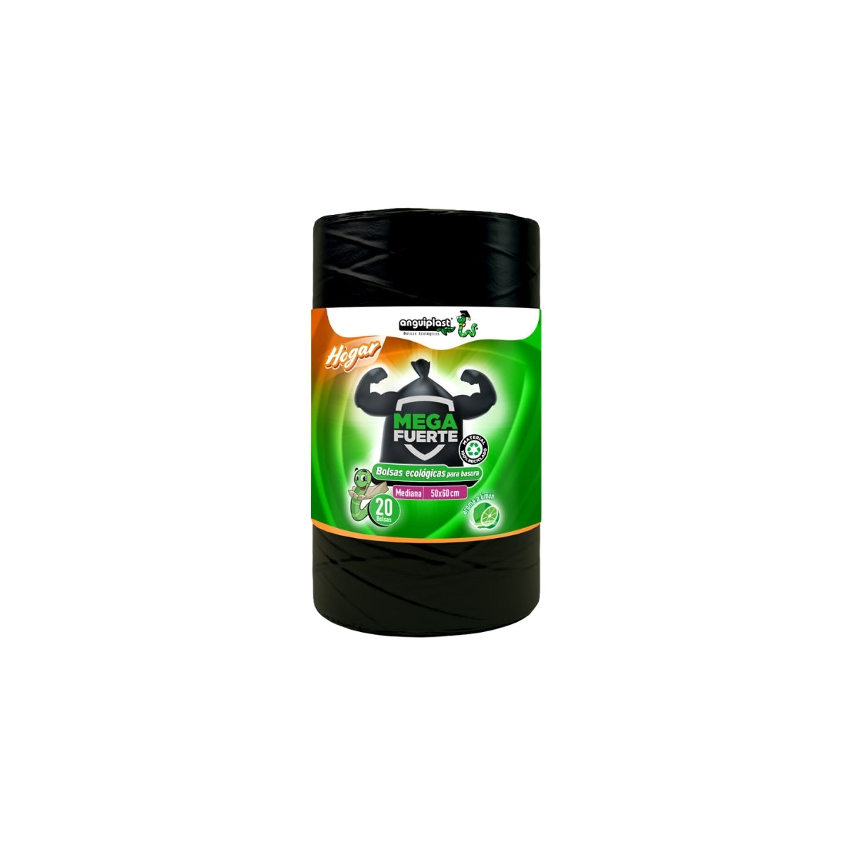 BOLSA PARA BASURA LINEA HOGAR EN ROLLO 60X80 AROMA LIMON