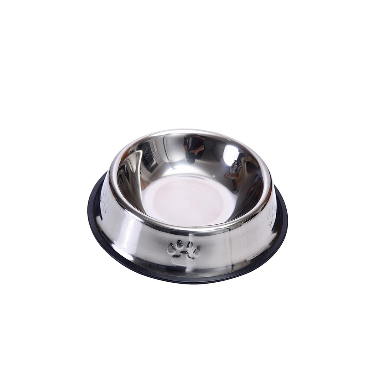 Tazon para mascota de acero inoxidable Medidas:18X4.5 cms M230071