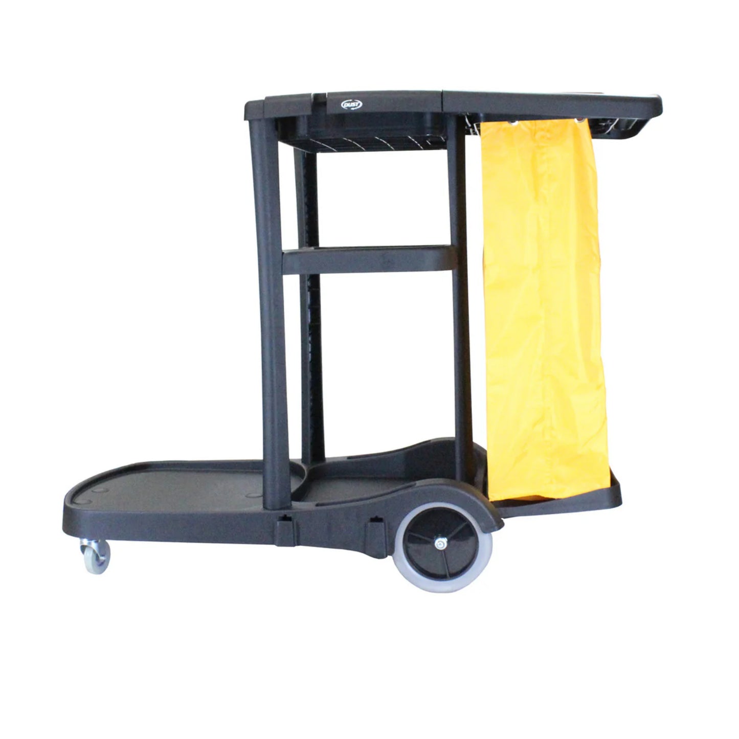 CARRO DE CONSERJE CON TAPA COLOR NEGRO MEDIDAS: 130*54.5*100 CM DUST8180