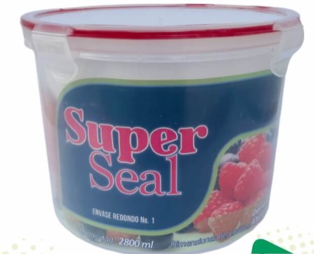 HERMETICO SUPER SEAL REDONDO 2800 ML