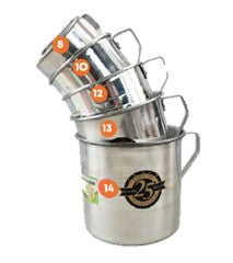 POCILLO ALUMINIO #12 CAP 1.35 LTS