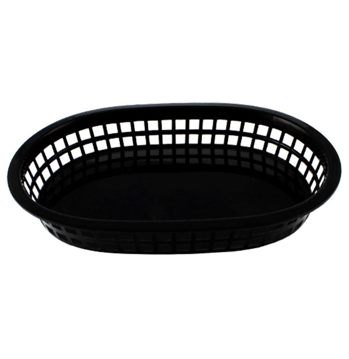 CANASTA FAST FOOD OBL 27.5X17.5X4CM,NEGRO TCANQPI062BK3