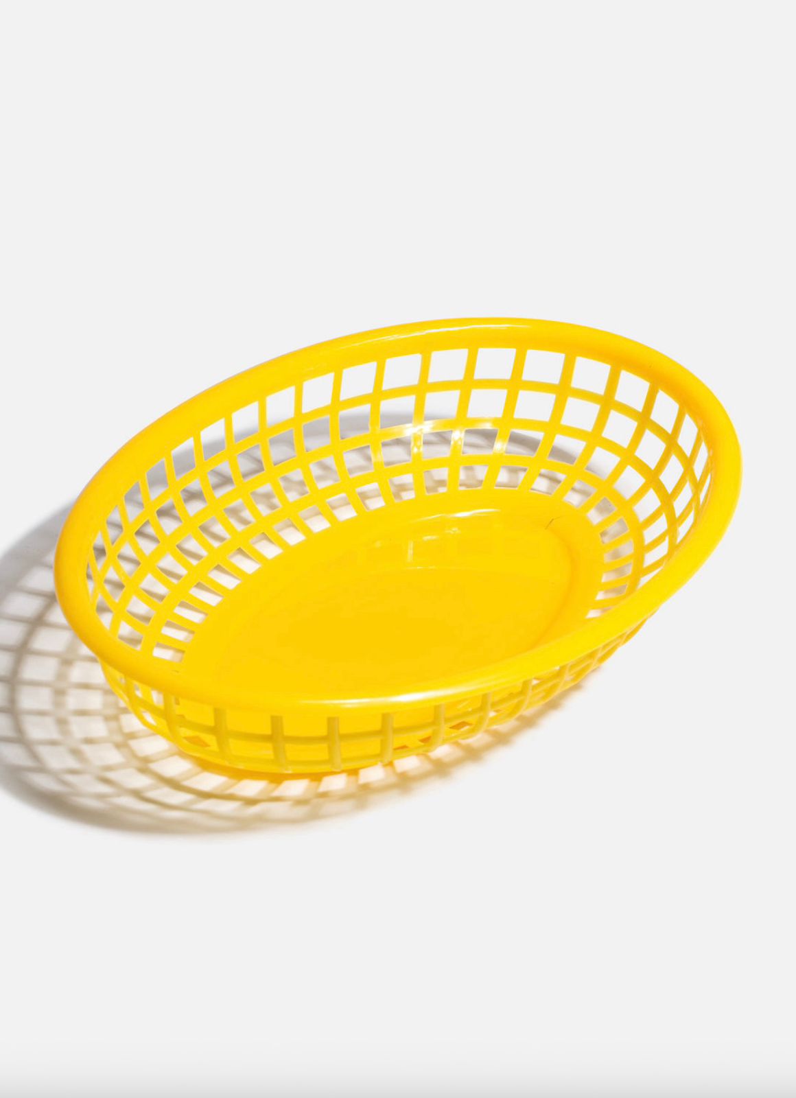 CANASTA FAST FOOD OVAL 23X15X4CM, AMARILLO TCANQPI061YE3