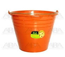 CUBETA DE PLASTICO NARANJA No.20 19 LTS