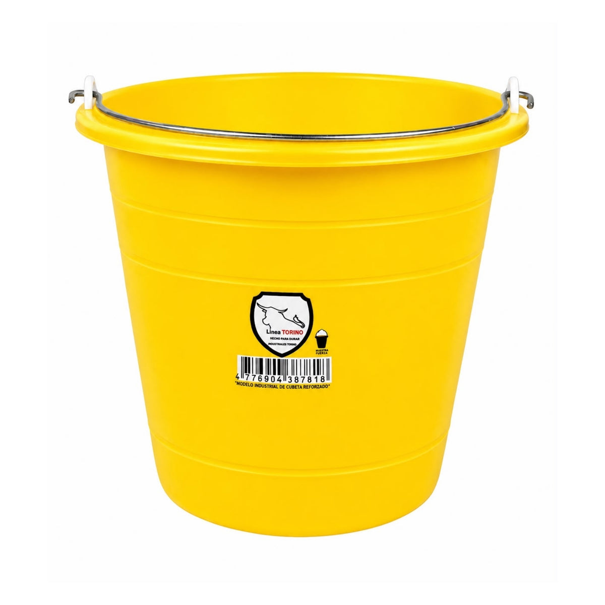 CUBETA DE PLASTICO AMARILLA No.18 17 LTS