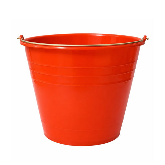 CUBETA PLASTICO 12 LTS. NARANJA