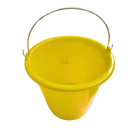CUBETA PLASTICO 8 LTS.  AMARILLA