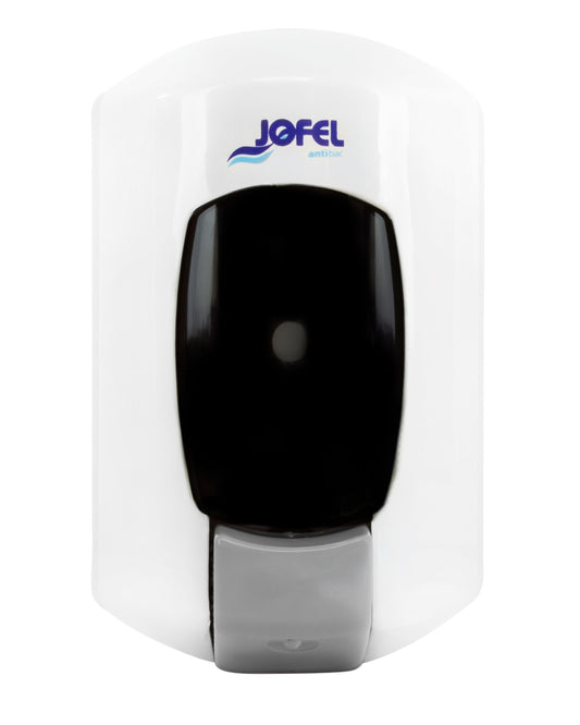 DISPENSADOR MEDIANO DE JABON LIQUIDO ANTIBACTERIAL AITANA AC70020BA BLANCO 210X130X105
