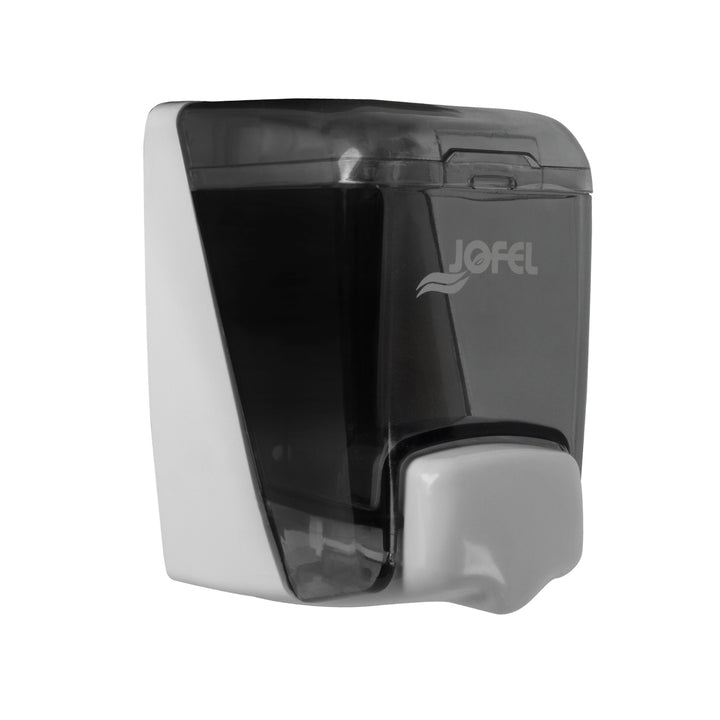 DISPENSADOR MINI DE JABON LIQUIDO RELLENABLE AZUR AC84000	HUMO TRANSPARENTE 135X82X115