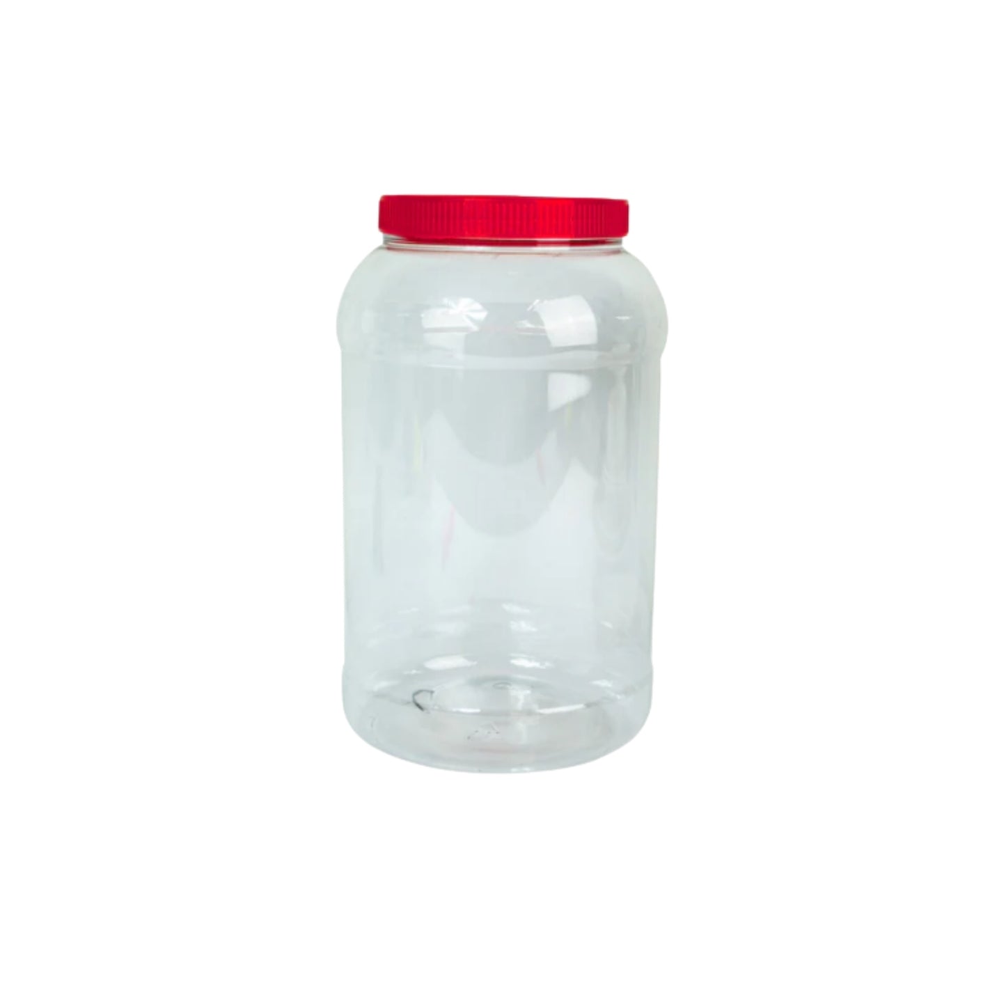 VITROLERO LISO CON TAPA LISA 3.78 LTS. (1 GAL)  TRANSPARENTE
TAPA BLANCA