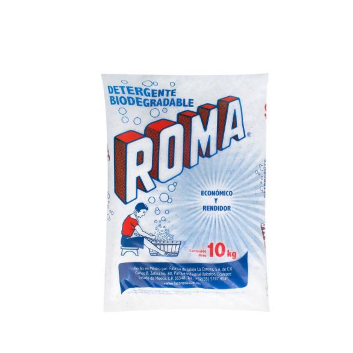 DETERGENTE EN POLVO ROMA 10 KILOS