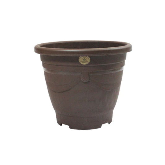 MACETA AIMEE RED N°10 BARRO CHOCOLATE
