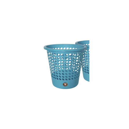 CESTO PAPELERO OVAL D28 A 26 AZUL CAPRI CEPAOV008