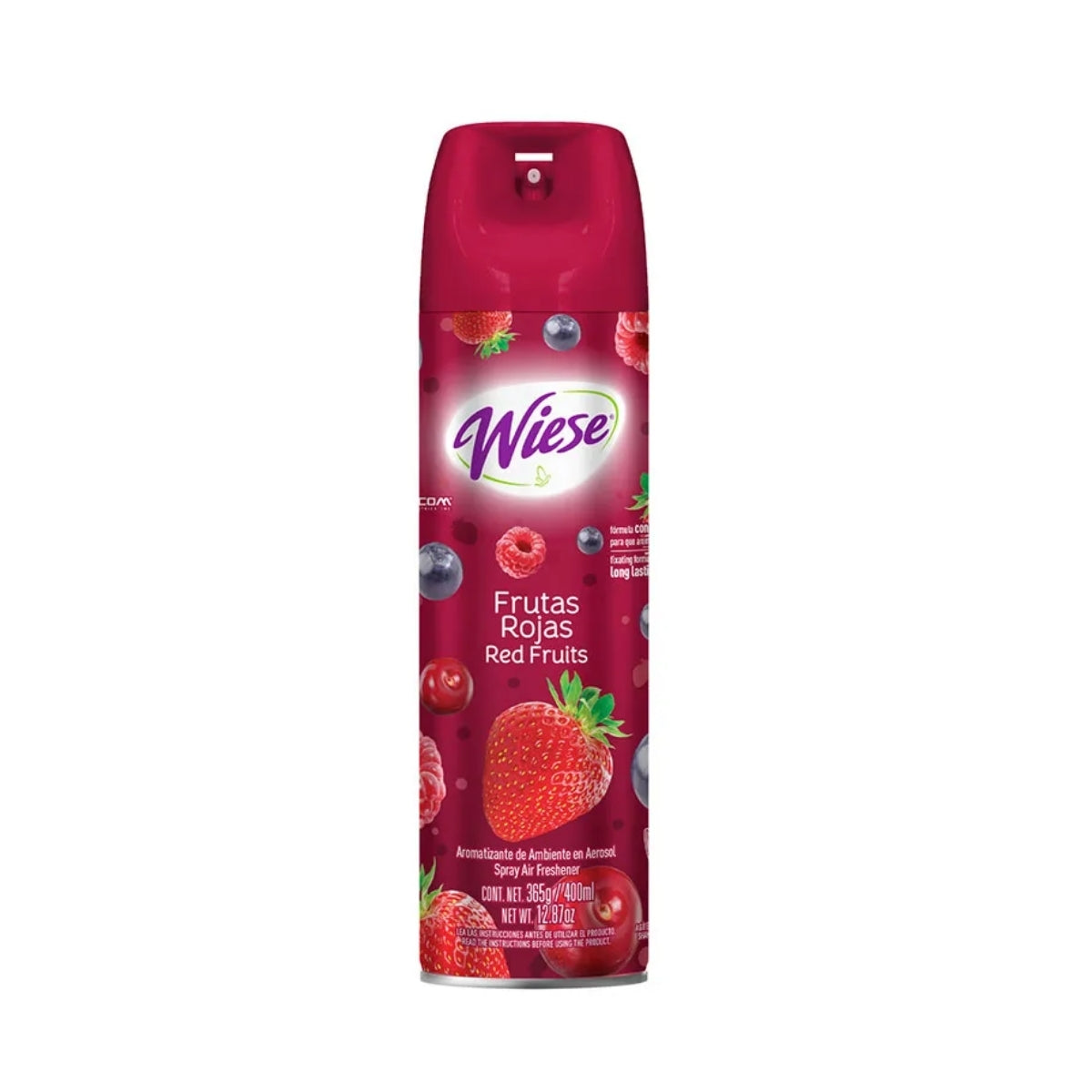AROMATIZANTE EN AEROSOL FRUTAS ROJAS "WIESE" 8OZ.