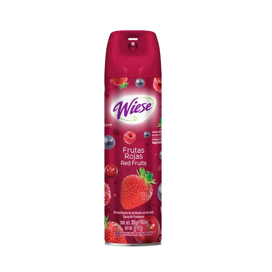 AROMATIZANTE EN AEROSOL FRUTAS ROJAS "WIESE" 8OZ.