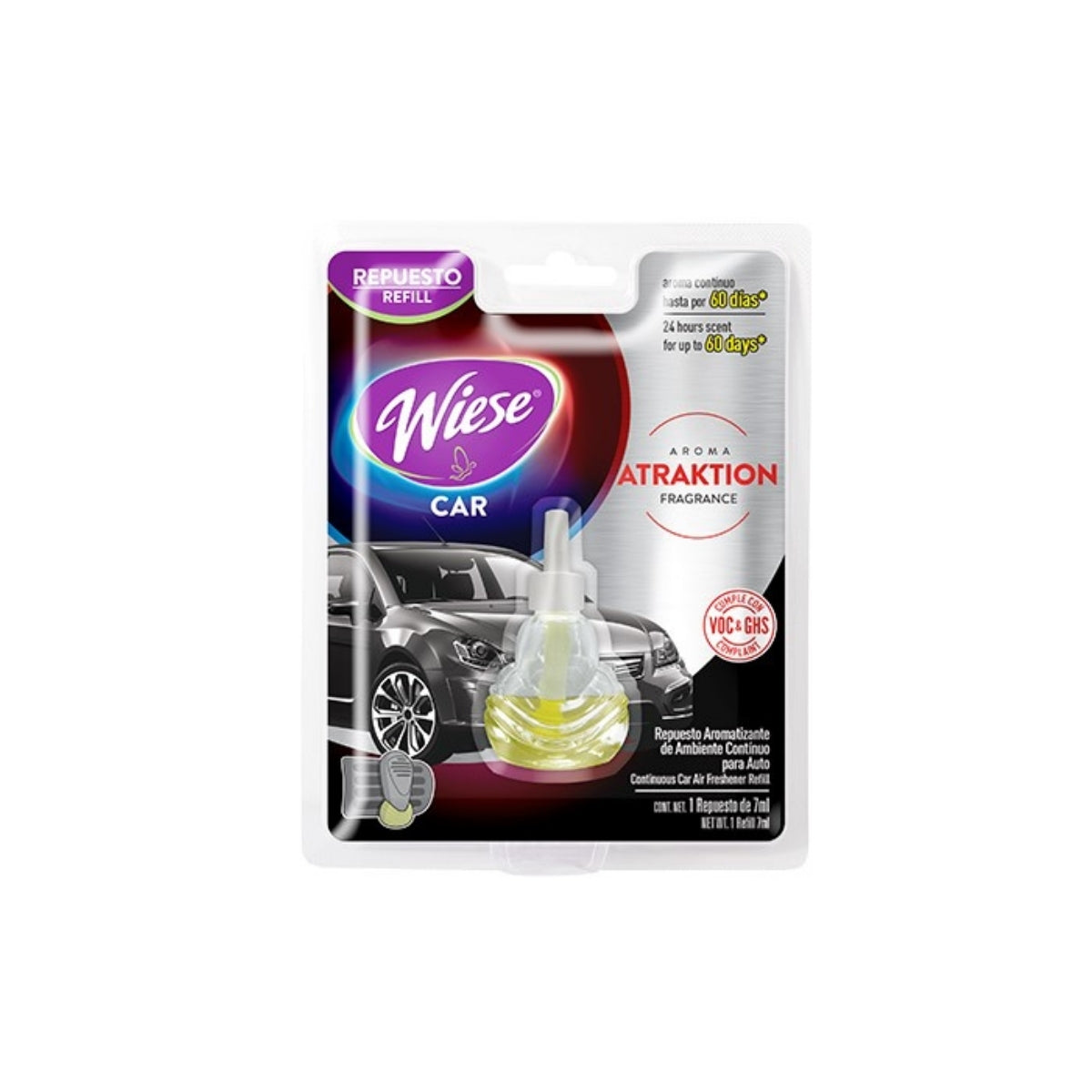 AROMATIZANTE PARA AUTO ATRAKTION "WIESE" 7 ML.