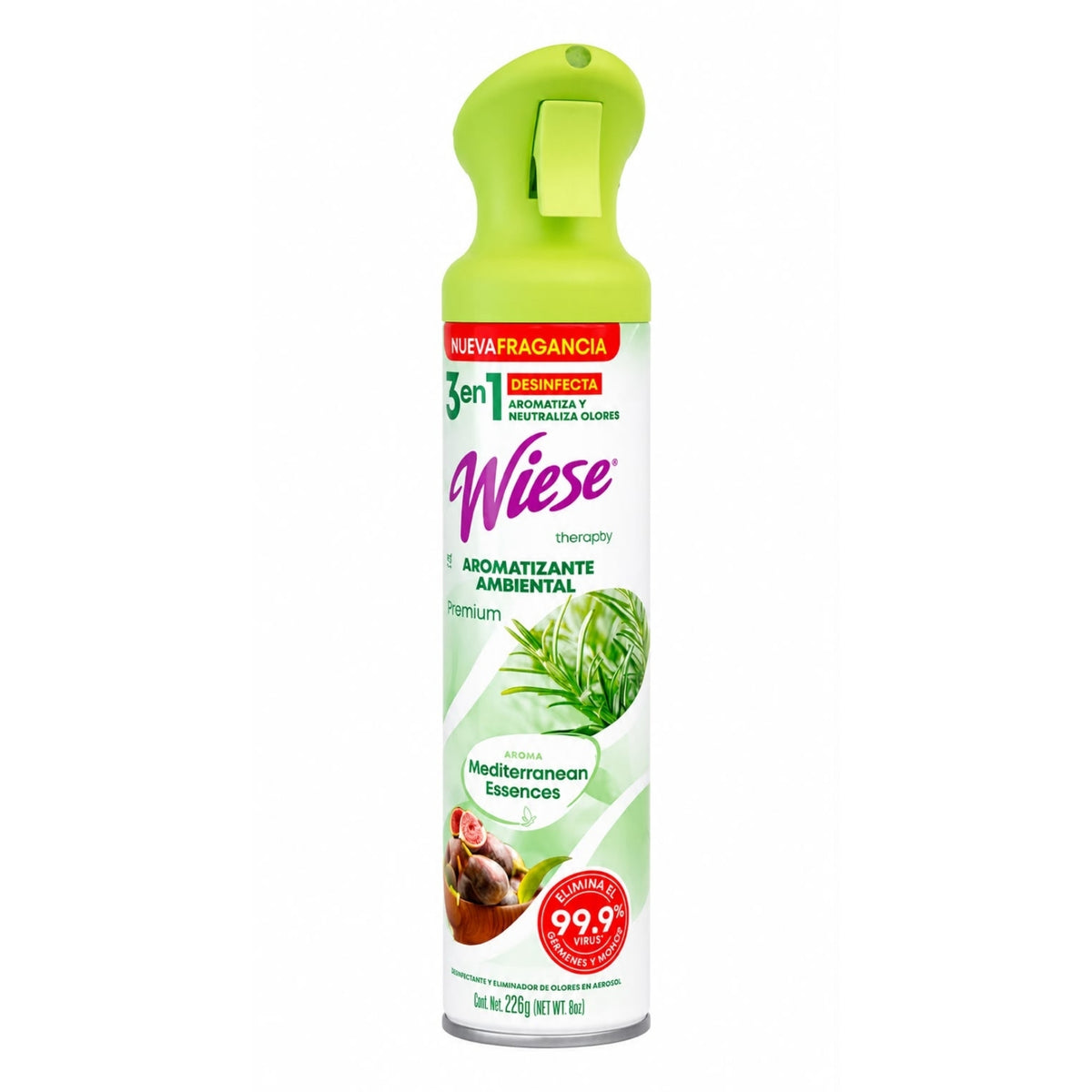 AROMATIZANTE EN AEROSOL PREMIUM MEDITERREAN ESSENCES "WIESE"  8 OZ.