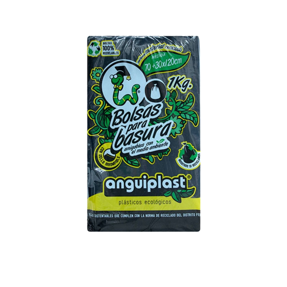 BOLSA PARA BASURA NEGRA CAL 220 50X70 POR KILO