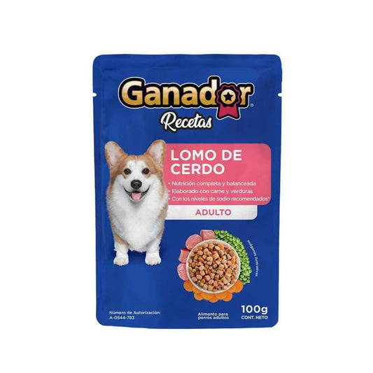 GANADOR POUCH CERDO 100GR