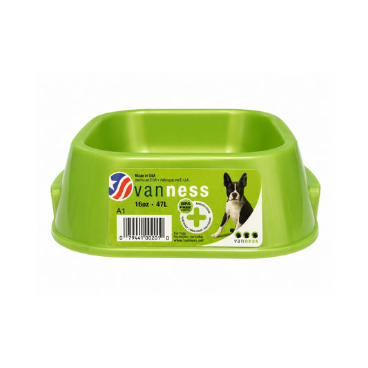 PLATO DE PLASTICO PARA MASCOTAS 20X6.5 ME25326