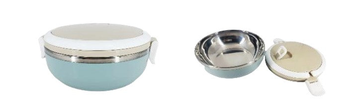 LONCHERA DE PLÁSTICO,INTERIOR ACERO INOX. 700 ML M23082516