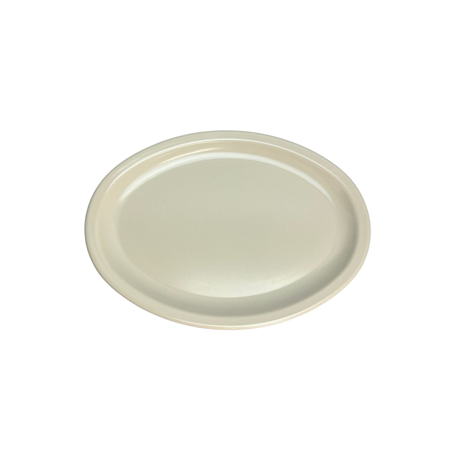 PLATO  OVALADO 11.5"  MELAMINA BLANCA D09 004-009-101