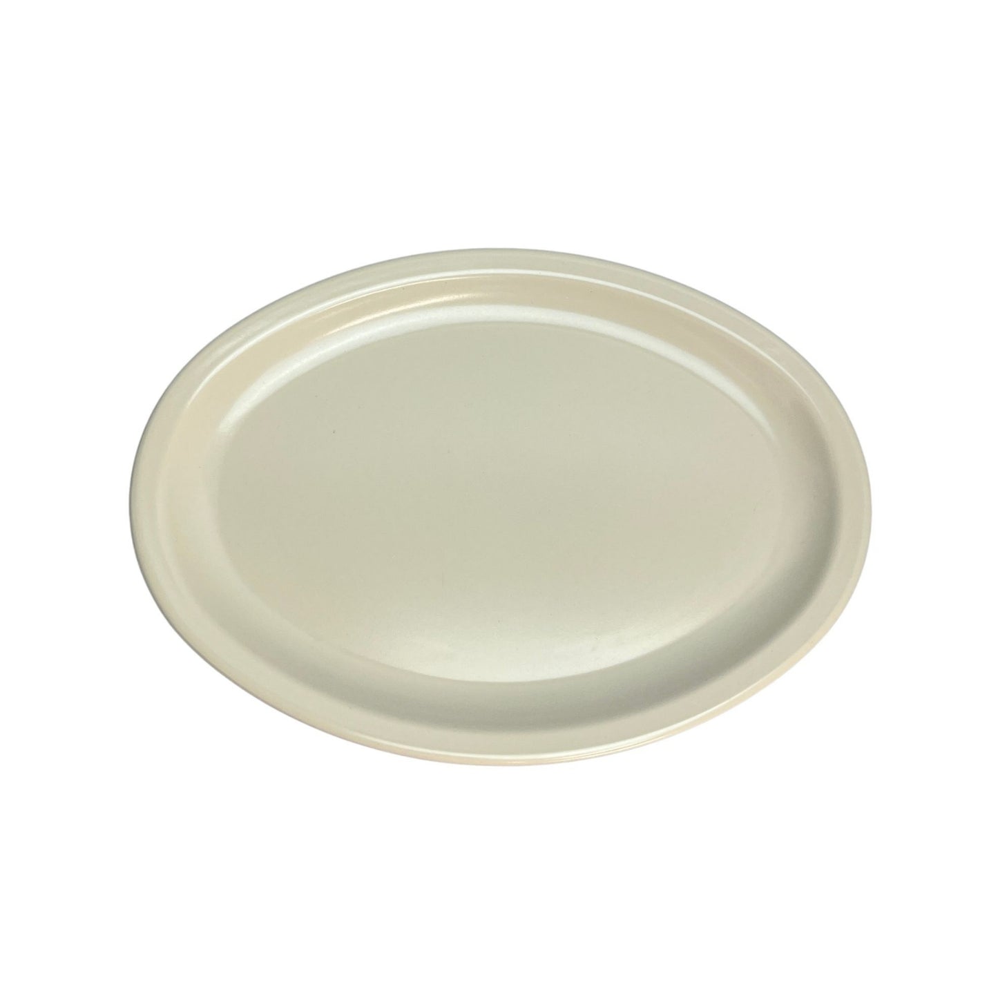 PLATO  OVALADO 13" MELAMINA  BEIGE D08  004-008-102