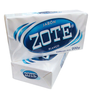 JABON ZOTE BLANCO BARRA 200 GR