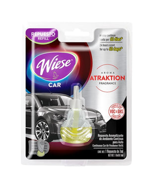 REPUESTO PARA AROMATIZANTE PARA AUTO ATRAKTION "WIESE" 7 ML.