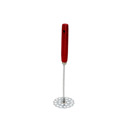 MACHACADOR P/FRIJOL CORTO M/MADERA MANGO ROJO