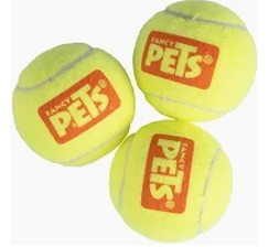 Foto de juego de pelotas para mascota 3 piezas medida: 6 cms — Alco Distribuidora Torreón mayoreo