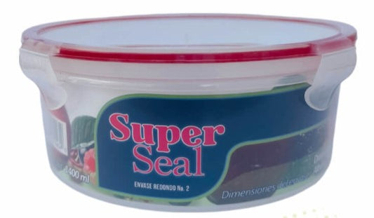 HERMETICO PLASTICO ENVAS RECTANGULAR NO.2 1200ML