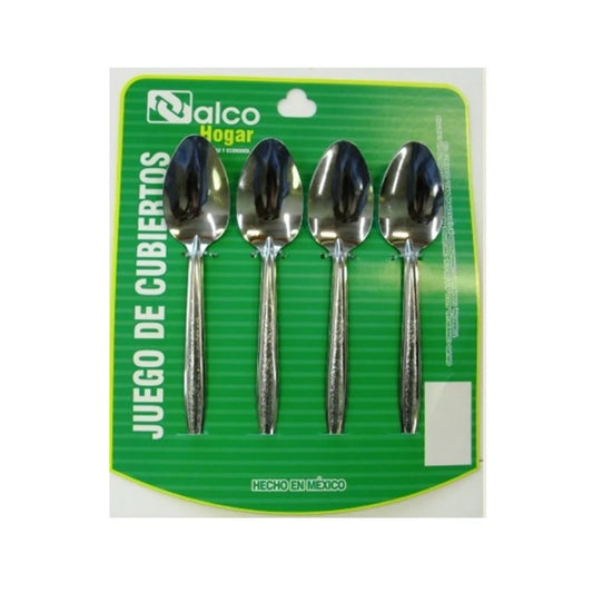 JGO.DE CUCHARAS CAFETERAS  LISO 430(4 CUCHARAS CAFETERAS 498-009)