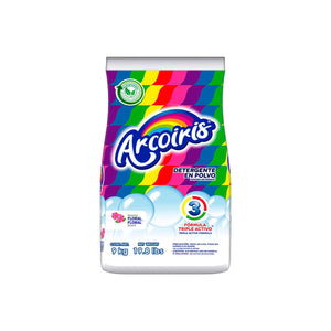 DETERGENTE  EN POLVO ARCOIRIS  9 KILOS