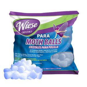 MOTH BALLS (BOLSA CRISTALES PARADICLORO)  "WIESE" 250 GRS.