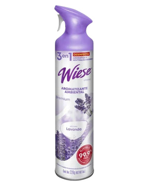 AROMATIZANTE EN AEROSOL PREMIUM LAVANDA "WIESE"  8 OZ.