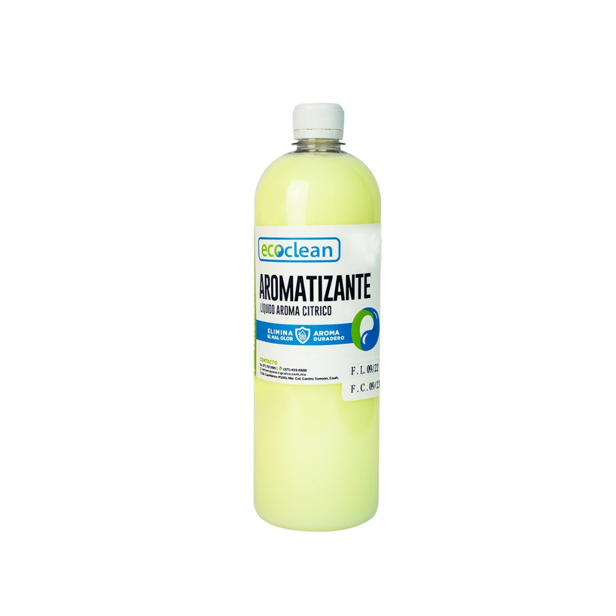 AROMATIZANTE CITRICO "ECOCLEAN"  LITRO (CON ATOMIZADOR)