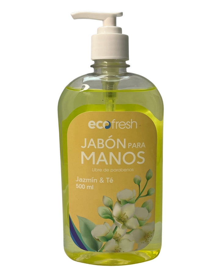 JABON PARA MANOS TE Y JAZMIN "ESSENTIALS" 500 ML CON BOMBA