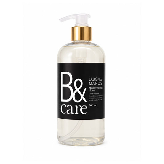 JABON PARA MANOS MEDITERREAN BLOOM "BYCARE" 500 ML CON BOMBA