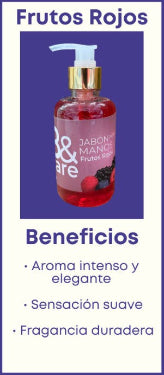 Foto de jabon para manos frutos rojos 250ml — Alco Distribuidora Torreón mayoreo
