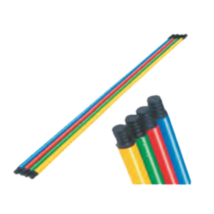 BASTON DE LAMINA 1.37 MTS. PUNTA PLASTICA VERDE 1905-MG