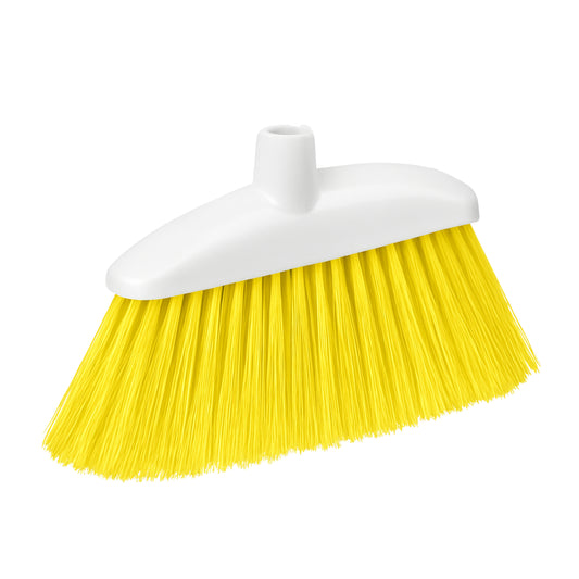 ESCOBA TIPO ABANICO CON FIBRA PVC EN COLOR AMARILLO 8300Y