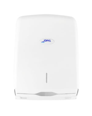 Foto de dispensador de toalla interdoblada smart blanco 368x278x133 — Alco Distribuidora Torreón mayoreo