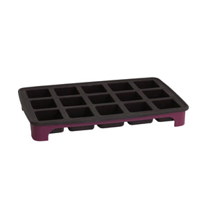 MOLDE PARA CHOCOLATE , GOLOSINAS, CARAMELOS ETC, CON BASE " CUADROS" 222212