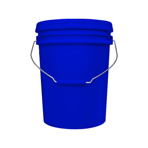 CUBETA INDUSTRIAL C/TAPA Y ASA 10 LTS. AZUL REY